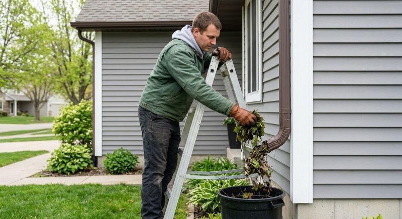 Gutter Downspout Unclogging in Baltimore, MD