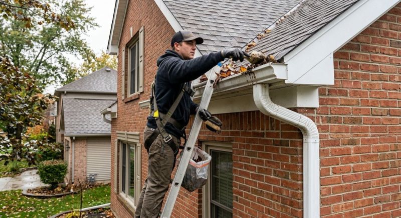 Downspout Snaking in Richmond, VA