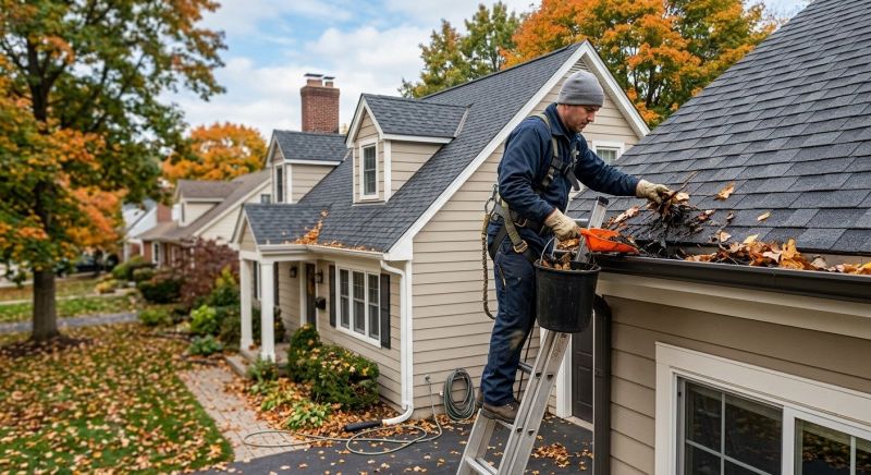 Rain Gutter Clearing in Richmond, VA